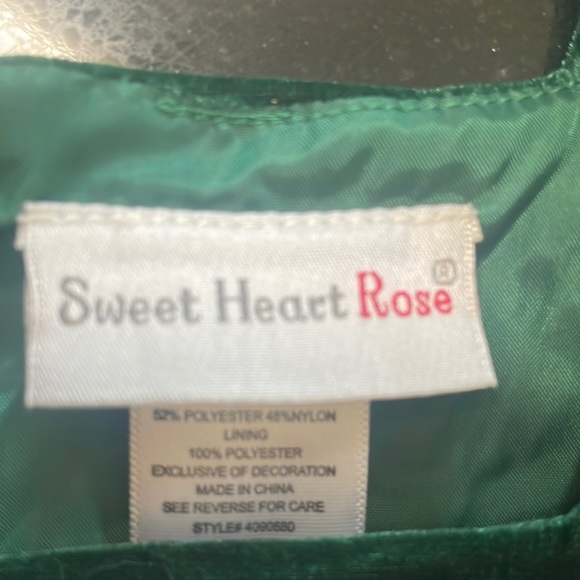 Sweet Heart Rose Girl Holiday Dress Size 6X - Picture 9 of 10